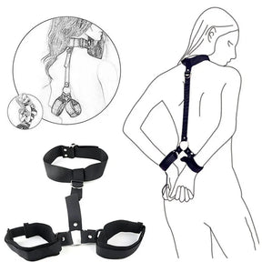 Conjunto de Bondage BDSM para Casais: Restrições Eróticas Sem Vibrador