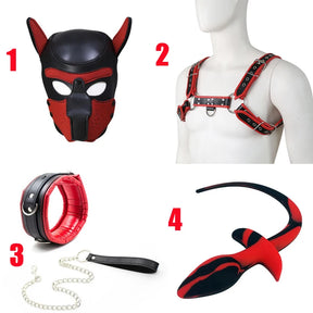 Conjunto de Roleplay BDSM Pet: Puppy Play HotBliss