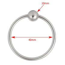 Anel Peniano de Aço Inoxidável Hannibal - Retardador de Ejaculação