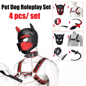 Conjunto de Roleplay BDSM Pet: Puppy Play HotBliss