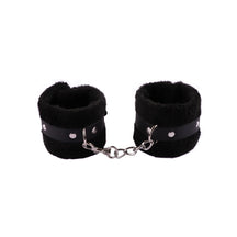 Conjunto de Algemas de Pelúcia e Máscara para os Olhos Brinquedos Sexuais para BDSM e Bondage