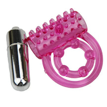 Vibrador Duradouro Duplo Anel Cockring