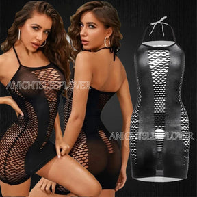 "Seduction Sheer" - Bodysuit Erótico Transparente