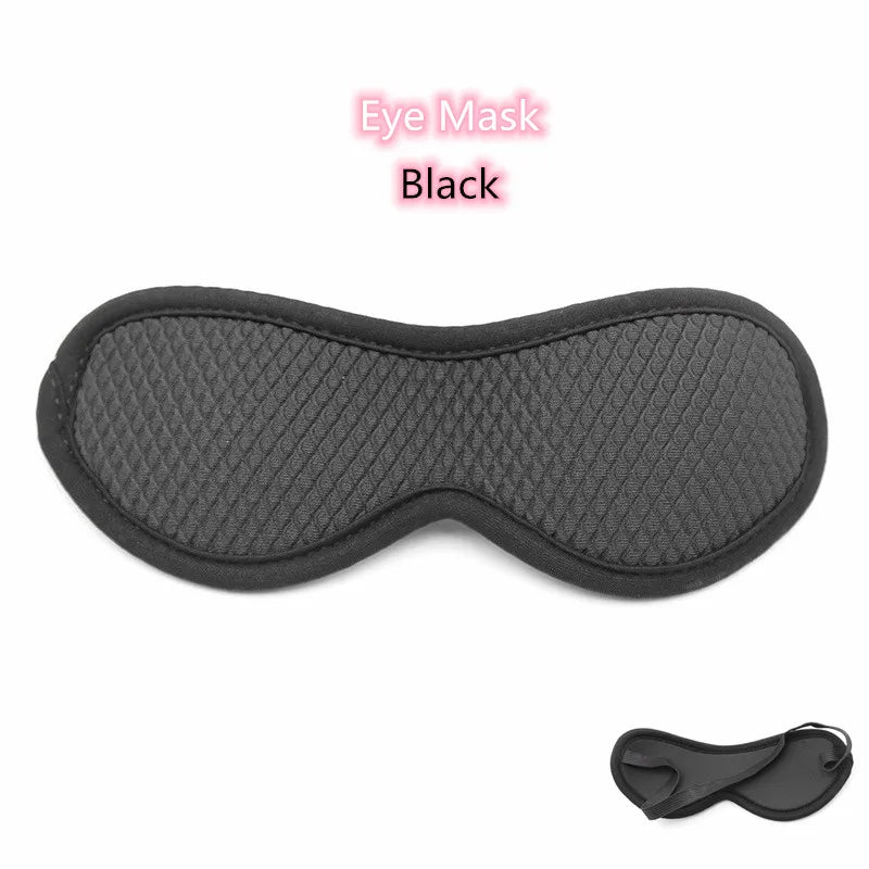 Conjunto de Algemas de Pelúcia e Máscara para os Olhos Brinquedos Sexuais para BDSM e Bondage