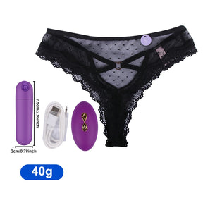 Controle Remoto Wearable Vibrador Bala - Mini Vibradores Adultos para Mulheres, G-Ponto, Clitóris, Calcinha Vibratória