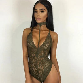 Lingerie Erótica Feminina - Traje Sexy Bodysuit