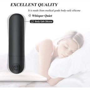 Mini Vibrador Bala USB - Estimulador Clitoral e Vaginal com 10 Velocidades