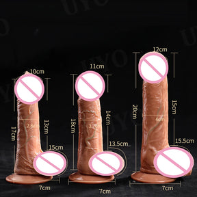 Big Dick Realista - Dildo TPE para Mulheres HotBliss