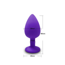 Plugue Anal Vibrador S/M/L - Brinquedo Sexual de Silicone para Mulheres e Homens