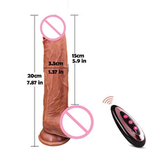 PasCuPas - Vibrador Realista para Mulheres, com Aquecimento e Controle Remoto