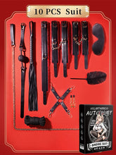 Conjunto de BDSM Bondage Exótico para Adultos - Kit Completo de 10 Peças