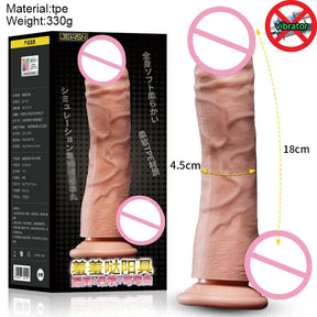 Big Dick Realista - Dildo TPE para Mulheres HotBliss