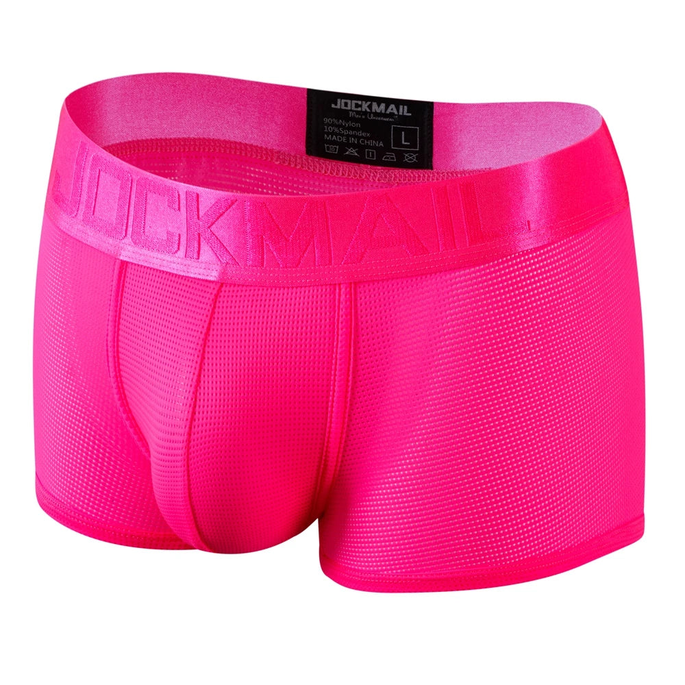 Flash Moderno: Cueca Boxer Masculina Esportiva Fluorescente