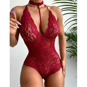 Lingerie Erótica Feminina - Traje Sexy Bodysuit