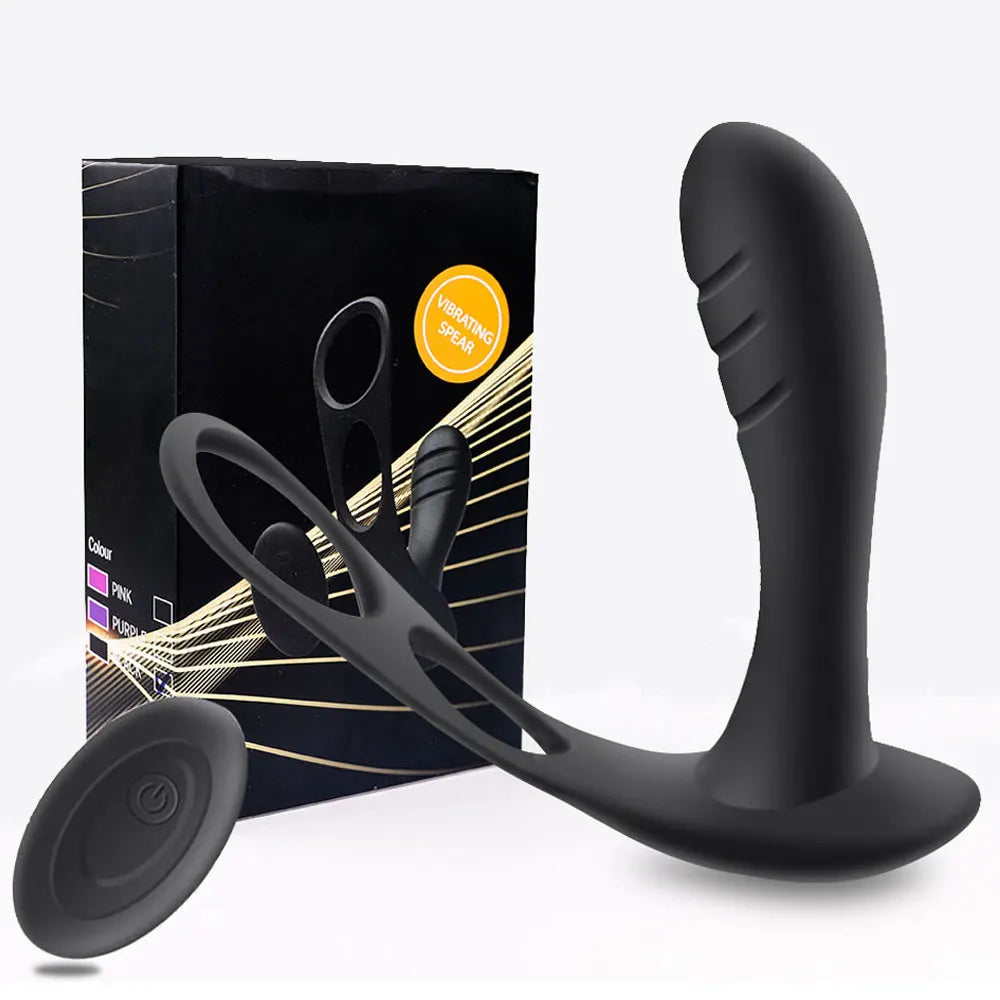 Extase Prostático: Massageador Anal Masculino com Controle Remoto e 10 Velocidades