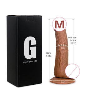 Vibrador Realista Gelugee com Ventosa para Estimulação Múltipla