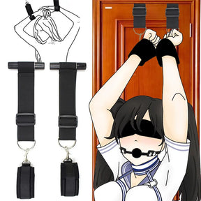 Harness de Bondage BDSM para Casais: Algemas de Porta e Restrições Corporais