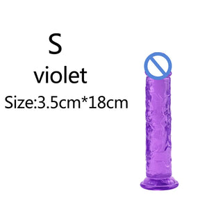 Vibrador Jelly Delight - Ventosa Transparente