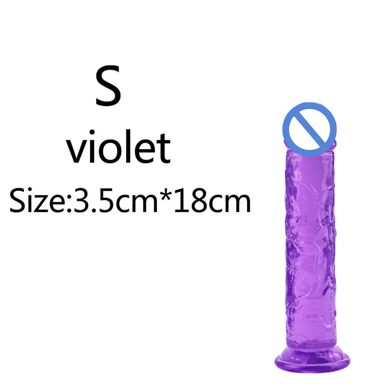 Vibrador Jelly Delight - Ventosa Transparente