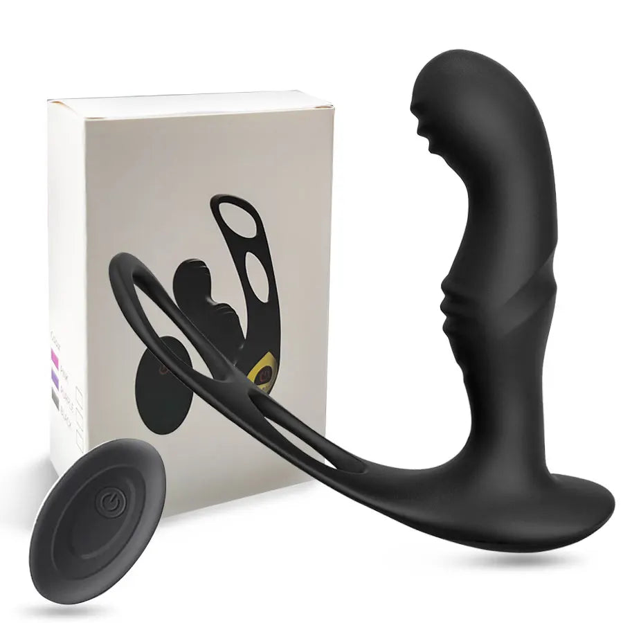 Extase Prostático: Massageador Anal Masculino com Controle Remoto e 10 Velocidades