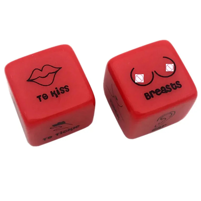 Dados Eróticos Sexy 2/1PCS - Jogos Sensuais para Casais, BDSM, Jogos de Amor