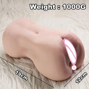 Masturbador Masculino "RealFeel" - Vagina Realista com Textura Autêntica