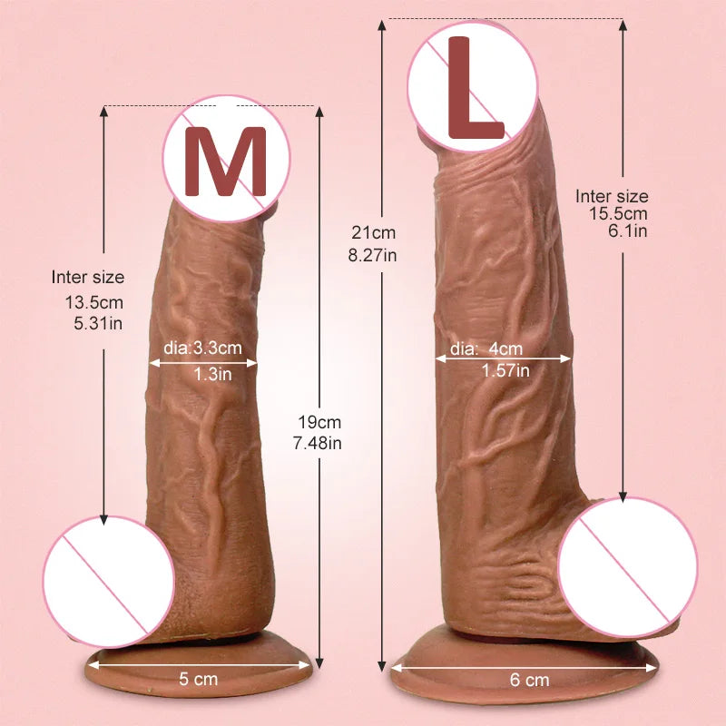 Vibrador Realista Gelugee com Ventosa para Estimulação Múltipla