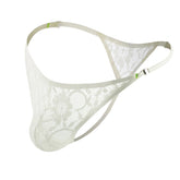 CLEVER-MENMODE Tangas de Renda Masculinas - Lingerie Sissy Transparente