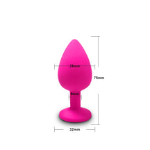 Plugue Anal Vibrador S/M/L - Brinquedo Sexual de Silicone para Mulheres e Homens